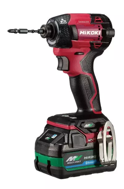 HIKOKI MV(36V) インパクトドライバ (BluetoothバッテリBSL36A18BX×2、充電器UC18YDML、ケース付) WH36DD(2XHRSZ)  スコーピオンレッド