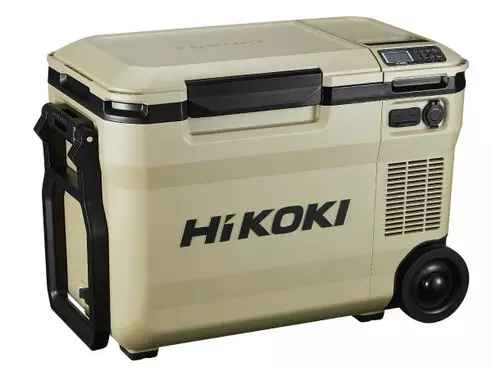 HiKOKI 18V/14.4V コードレス冷温庫 25L 3電源対応 本体+バッテリBSL36B18X付 UL18DBA(WMBZ) サンドベージュ