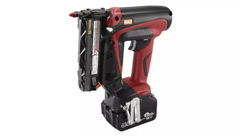 マックス 18V/14.4V 充電式ピンネイラ (5Ah電池パック1個、充電器1個、キャリングケース付）TJ-35P4-BC/1850A