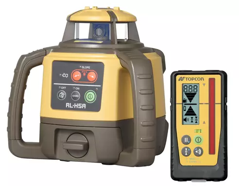 TOPCON 【乾電池仕様】 高性能受光器(LS-100D)付 ※乾電池別売 タジマ製三脚(STD-OD) ローテーティングレーザー (国内正規品) 三脚付 RL-H5ADB+LS-100D