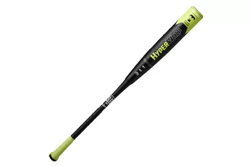 【大人用】美津和タイガー ハイパーウィップ ワンサイドダブル ブラック×イエロー(FRP製／840cm／700g)