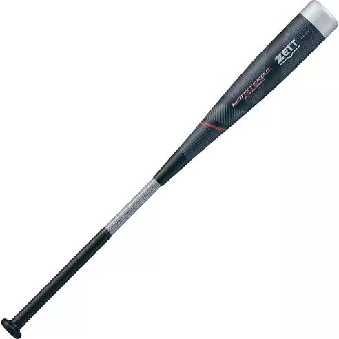 【大人用】ZETT モンスターブラックキャノン (FRP製／84cm／平均730g／軟式用／シルバー)