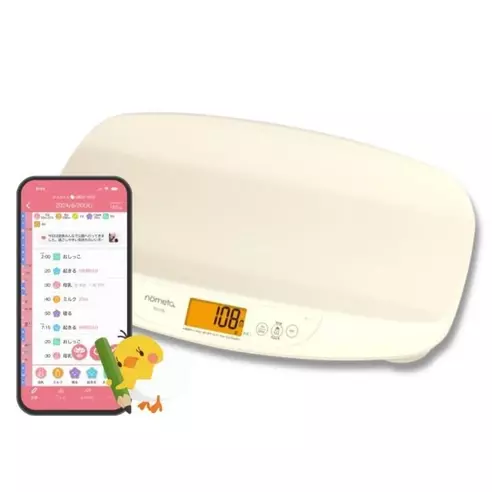 【新品】授乳量機能付ベビースケール BB-115L nometa ベビースケール タニタ(TANITA)（アイボリー）