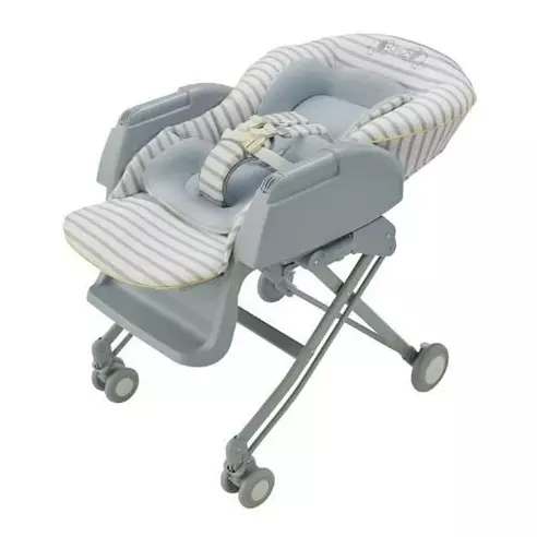 【リユース品】ユラリズム ハイローチェア アップリカ(aprica)（エレファントラブ）
