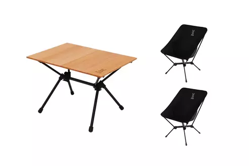 2名用 テーブル+チェアセット（1台+2脚）
