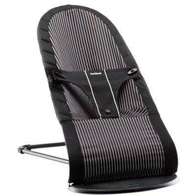 【リユース品】ベビーシッターバランス バウンサー ベビービョルン(BabyBjorn) バウンサー・ベビーシッター（ブラックピンストライプ）