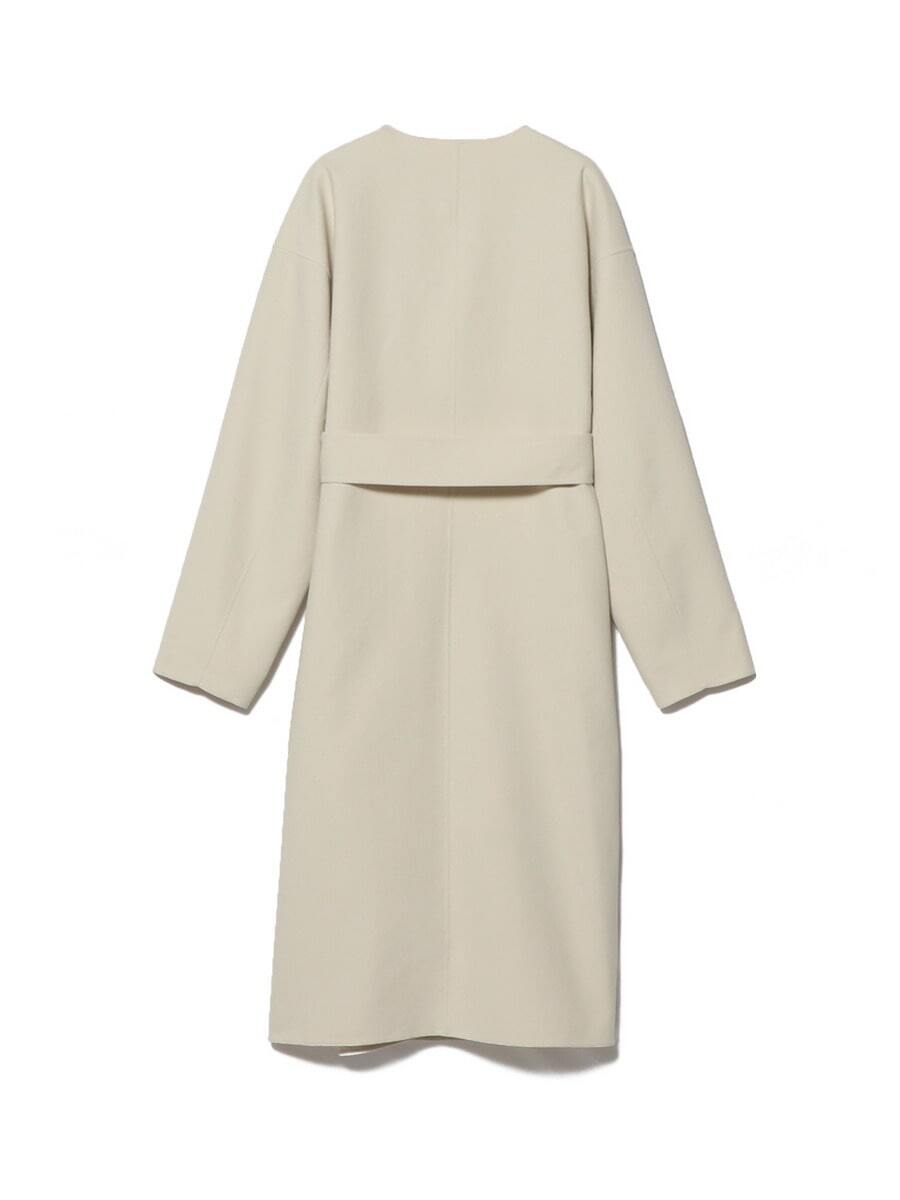 レンタル ダブルフェイスリバーコート アイボリー 38 |ESTNATION