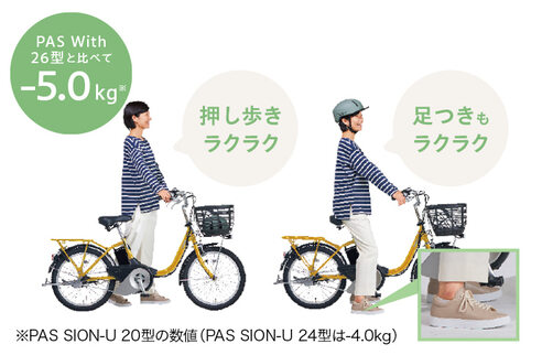 レンタル YAMAHA（ヤマハ）25年モデル PAS SION-U 24型 【もらえる