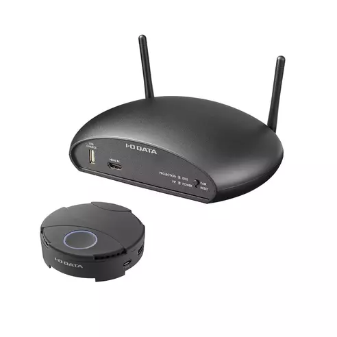 【法人専用】WHDFTR1 〔ワイヤレスHDMI〕Wi-Fi HDMIアダプター フルHD対応モデル 親機・子機セット品 ブラック WHD-FTR1