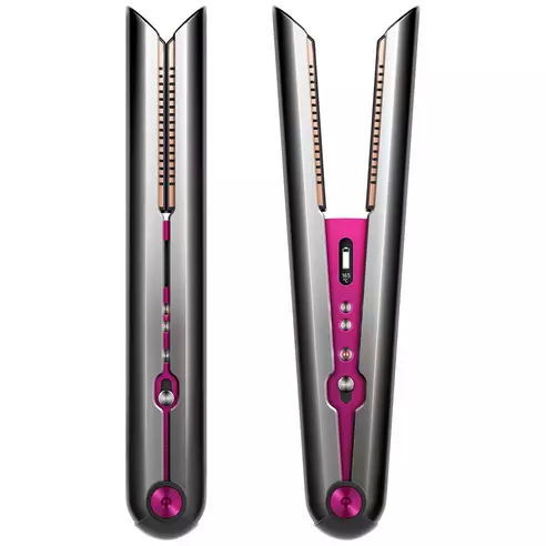 Dyson Corrale ヘアーアイロン ブラックニッケル／フューシャ HS03NF ［充電式（コードレス）］