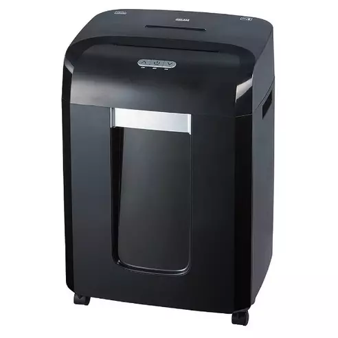 【法人専用】ナカバヤシ 電動シュレッダー ブラック NSE-526 ［マイクロカット /A4サイズ /CDカット対応］