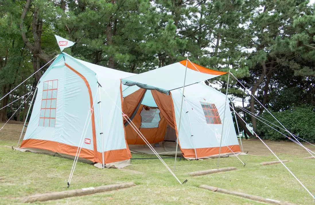 レンタル CHUMS Booby Two Room Koya Tent 4 |ANAキャンプ用品レンタル